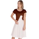 Chocolate Classic Short Sleeve Dress View1