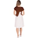 Chocolate Classic Short Sleeve Dress View4