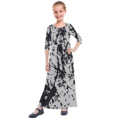 Fabric Kids  Quarter Sleeve Maxi Dress by nate14shop