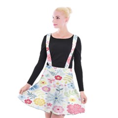 Graphic Art Suspender Skater Skirt by nate14shop