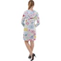 Graphic Art Long Sleeve Hoodie Dress View2