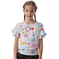 Graphic Art Kids  Cut Out Flutter Sleeves by nate14shop