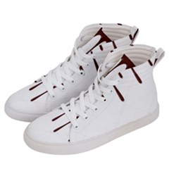 Illustration-chocolate-dropping-chocolate-background-vector Women s Hi-top Skate Sneakers by nate14shop