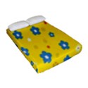 Floral Yellow Fitted Sheet (Full/ Double Size) View2