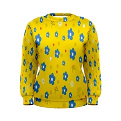 Floral Yellow Women s Sweatshirt by nate14shop