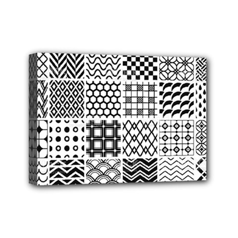 Ilustrasi Pattern Mini Canvas 7  X 5  (stretched) by nate14shop