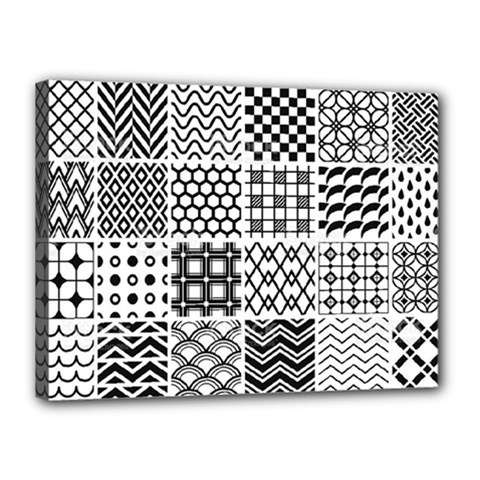 Ilustrasi Pattern Canvas 16  X 12  (stretched) by nate14shop