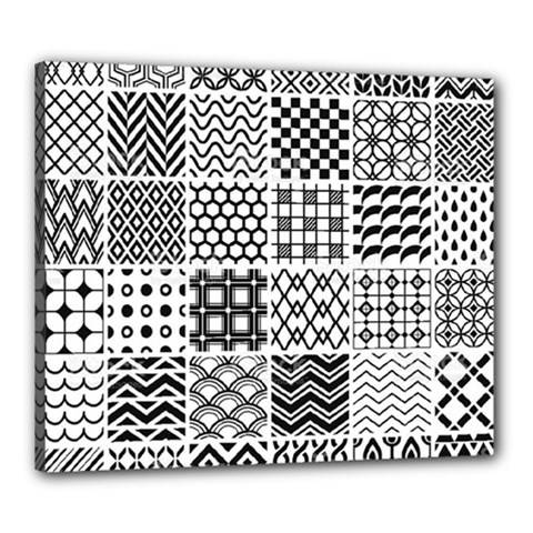 Ilustrasi Pattern Canvas 24  X 20  (stretched) by nate14shop