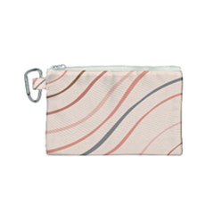 Lines Canvas Cosmetic Bag (small)