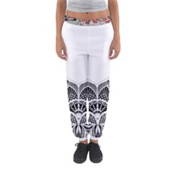 Im Fourth Dimension Black White Women s Jogger Sweatpants by imanmulyana