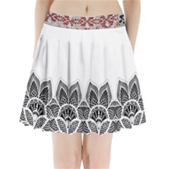 Im Fourth Dimension Black White Pleated Mini Skirt by imanmulyana