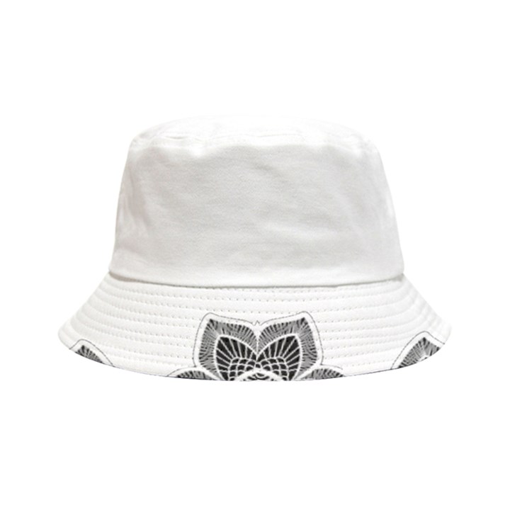 IM Fourth Dimension Black White Inside Out Bucket Hat