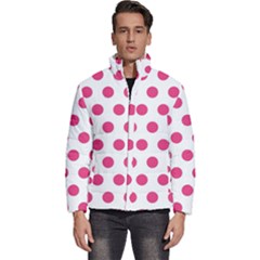 Polka-dots Men s Puffer Bubble Jacket Coat by nate14shop