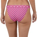 Polkadots-pink-white Band Bikini Bottom View2