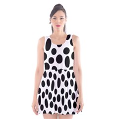 Random-circles-seamless-pattern Scoop Neck Skater Dress by nate14shop