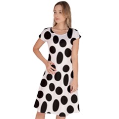 Random-circles-seamless-pattern Classic Short Sleeve Dress by nate14shop