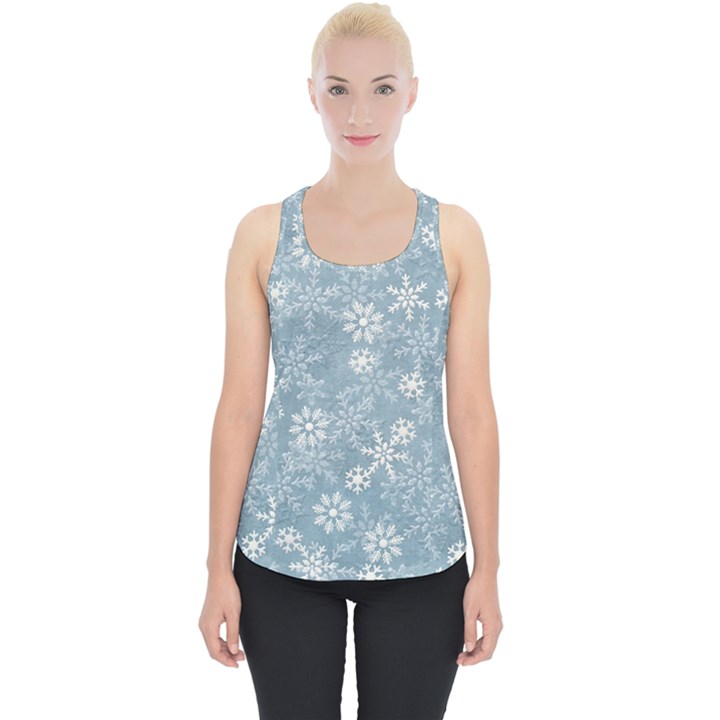 Snow-frozen Piece Up Tank Top