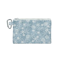 Snow-frozen Canvas Cosmetic Bag (small) by nate14shop