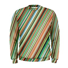 Stripe-colorful-cloth Men s Sweatshirt by nate14shop