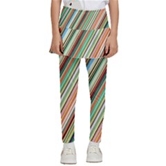 Stripe-colorful-cloth Kids  Skirted Pants by nate14shop