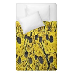 Yellow-abstrac Duvet Cover Double Side (single Size)