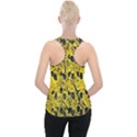 Yellow-abstrac Piece Up Tank Top View2