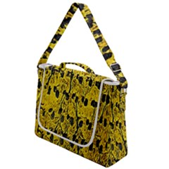 Yellow-abstrac Box Up Messenger Bag by nate14shop