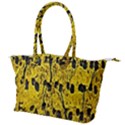 Yellow-abstrac Canvas Shoulder Bag View1