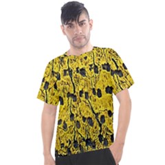 Yellow-abstrac Men s Sport Top by nate14shop