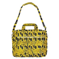 Yellow-abstrac Macbook Pro 16  Shoulder Laptop Bag by nate14shop