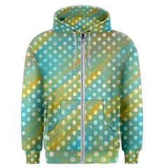 Abstract-polkadot 01 Men s Zipper Hoodie by nate14shop