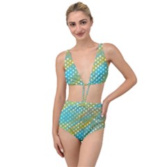 Abstract-polkadot 01 Tied Up Two Piece Swimsuit by nate14shop