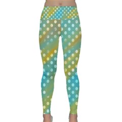 Abstract-polkadot 01 Lightweight Velour Classic Yoga Leggings by nate14shop