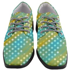 Abstract-polkadot 01 Women Heeled Oxford Shoes by nate14shop