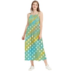 Abstract-polkadot 01 Boho Sleeveless Summer Dress by nate14shop