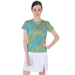 Abstract-polkadot 01 Women s Sports Top by nate14shop