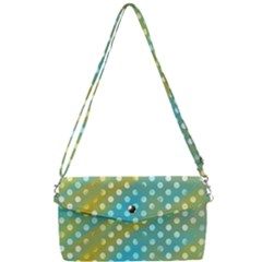 Abstract-polkadot 01 Removable Strap Clutch Bag by nate14shop