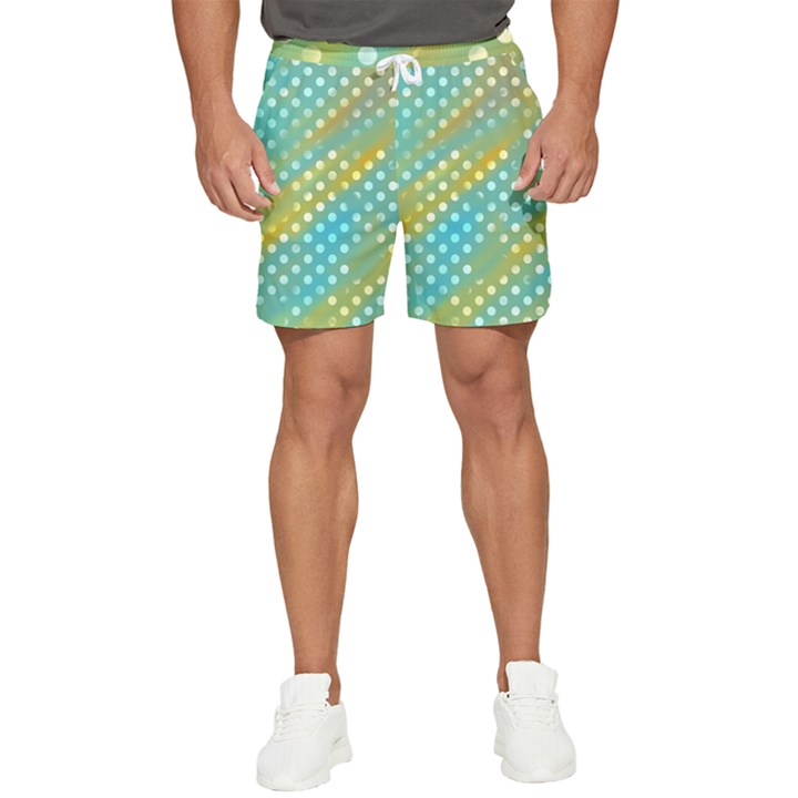 Abstract-polkadot 01 Men s Runner Shorts