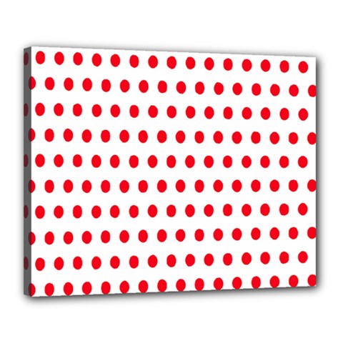 Abstract-polkadot 02 Canvas 20  X 16  (stretched) by nate14shop