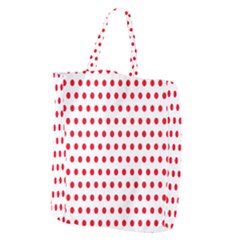 Abstract-polkadot 02 Giant Grocery Tote