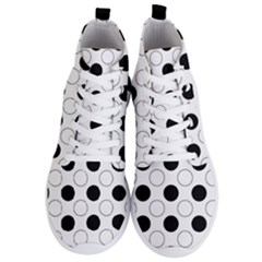 Abstract-polkadot 03 Men s Lightweight High Top Sneakers by nate14shop