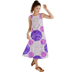 Art-polka Summer Maxi Dress