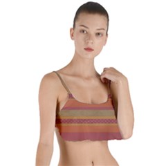 Background-lines Layered Top Bikini Top  by nate14shop