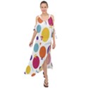 Background-polkadot 01 Maxi Chiffon Cover Up Dress View1