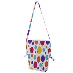 Background-polkadot 01 Folding Shoulder Bag