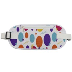 Background-polkadot 01 Rounded Waist Pouch by nate14shop