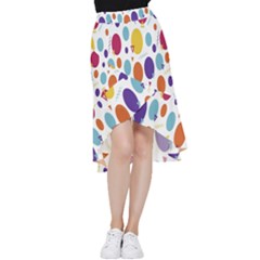 Background-polkadot 01 Frill Hi Low Chiffon Skirt by nate14shop