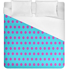 Background-polkadot 02 Duvet Cover (king Size) by nate14shop