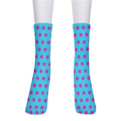 Background-polkadot 02 Crew Socks by nate14shop