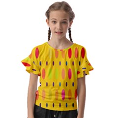 Banner-polkadot-yellow Kids  Cut Out Flutter Sleeves by nate14shop